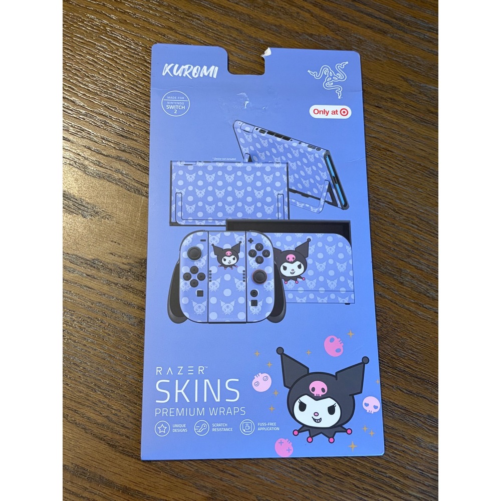 Razer Skins Nintendo Switch Premium Wraps Sanrio Kuromi Purple Target Exclusive